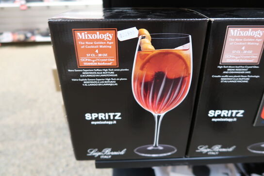 8 stk. Luigi Bormioli Mixology spritzglas 4 stk. 57 cl