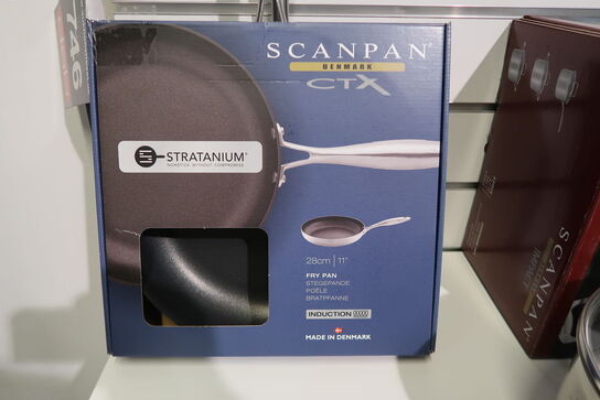 2 stk. Scanpan CTX non-stick stegepande Ø24 cm & Ø28 cm