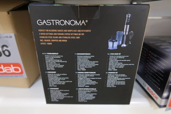 Gastronoma Stavblender Med Tilbehør 1000W