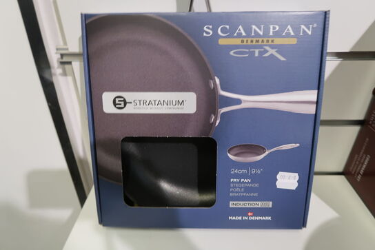 2 stk. Scanpan CTX non-stick stegepande Ø24 cm & Ø28 cm