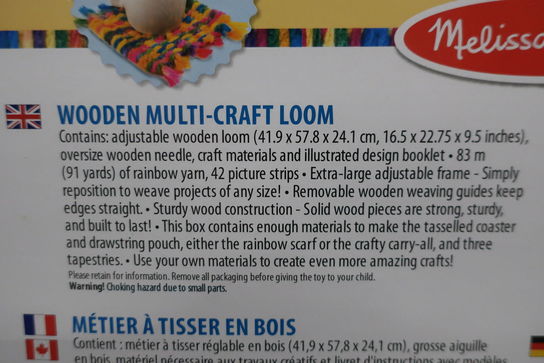 Vævnings-sæt MELISSA & DOUG Multi Craft Loom