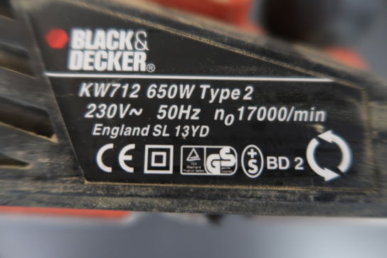 3 stk. El-værktøj BOSCH/BLACK & DECKER