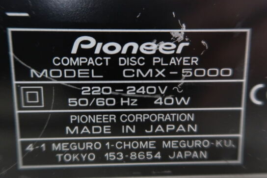 CD player PIONEER CMX-5000