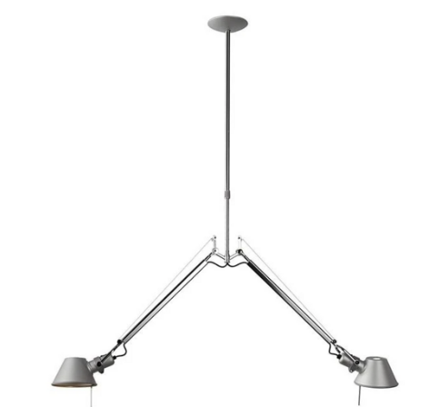 Tolomeo Due Bracci Pendel Alu - Artemide