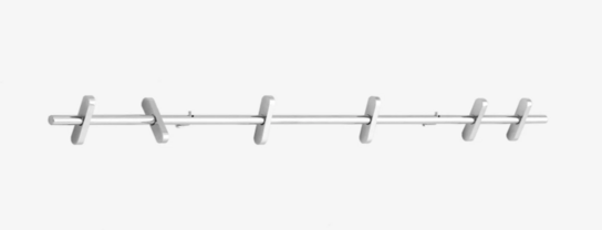 Moebe Coat Rack 70 cm, Chrome 