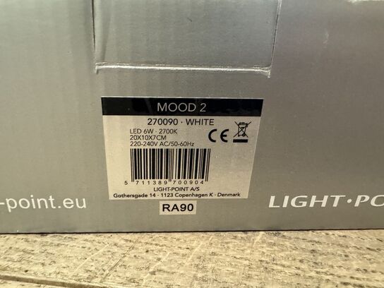 Mood 2 LED Væglampe 2700K Hvid - Light-Point