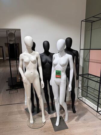 5 stk. mannequiner