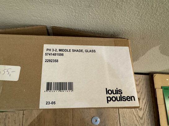 LOUIS POULSEN PH 3/2 GLAS MELLEMSKÆRM