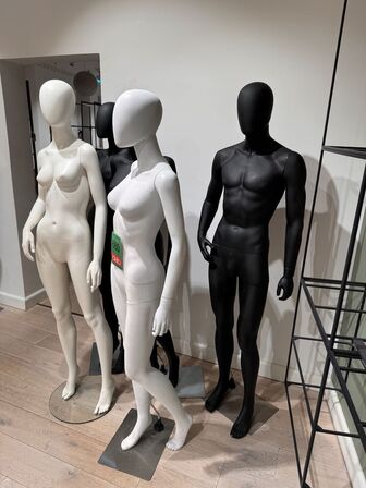 5 stk. mannequiner