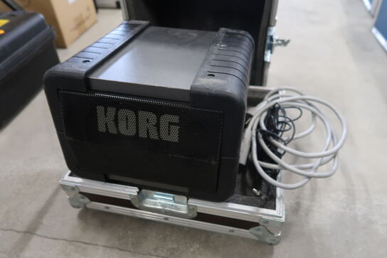 Aktiv monitor KORG PM-30 i flightcase