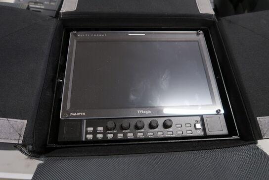 2 stk. Fieldmonitors TVLOGIC LVM-091W