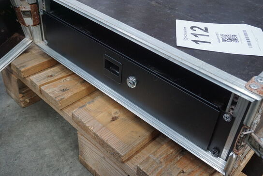 Rack 3U flightcase med skuffe