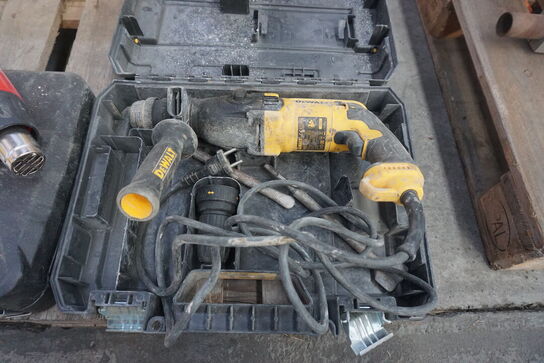 Boremaskine + varmeblæser DEWALT 