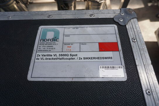 1 stk. Varilite VL3500Q inkl. flightcase