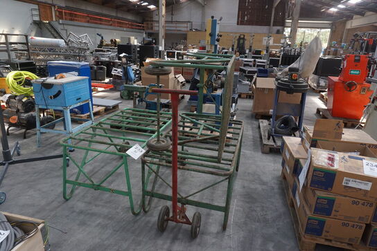 3 stk. Transportvogne 