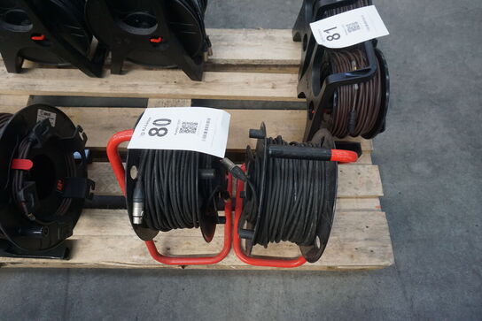 2 stk. 50m XLR tromler