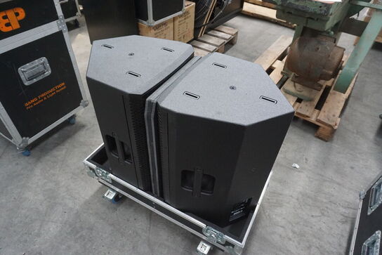 2 stk. LD Systems Stinger 12 G3 højttalere inkl. flightcase