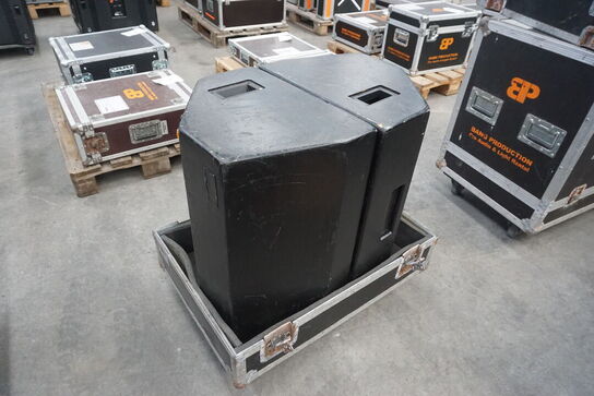 2 stk. Martin Audio LE-400 inkl. flightcase