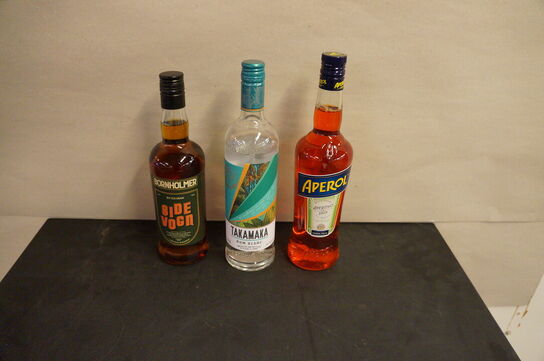3 flasker spiritus
