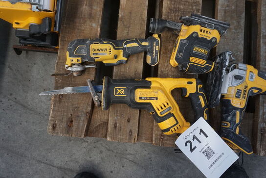 4 stk. elværktøj DEWALT 