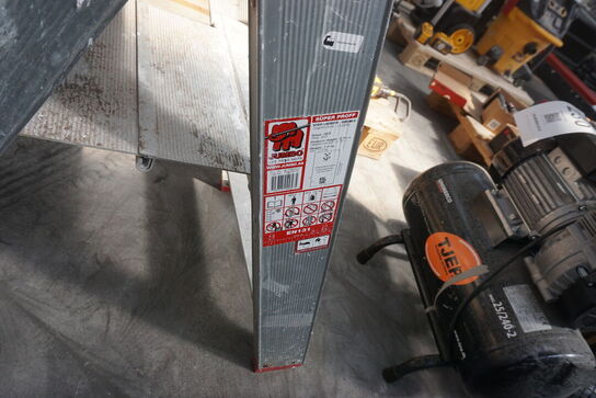 3 trins alu stige JUMBO 