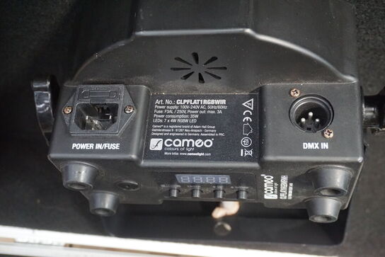 Flightcase med LED lamper