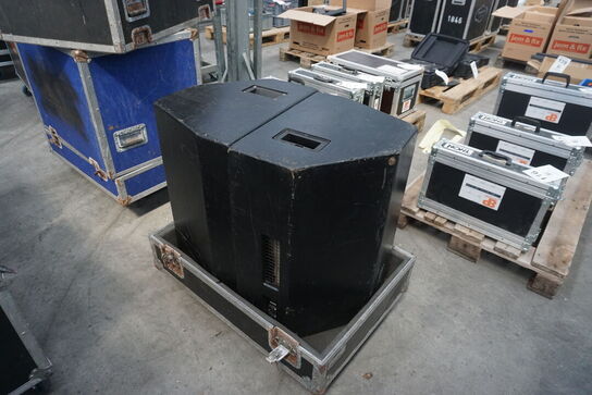 2 stk. Martin Audio LE-400 inkl. flightcase