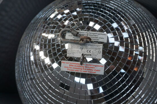 50cm spejlkugle inkl. flightcase
