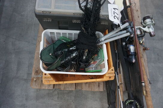 Palle med diverse fiskegrej