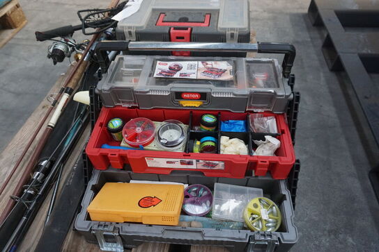 Palle med diverse fiskegrej