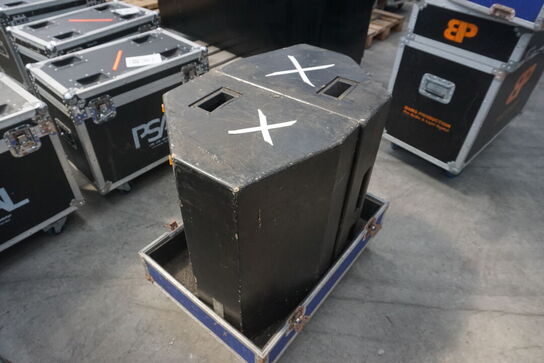2 stk. Martin Audio LE-400 inkl. flightcase