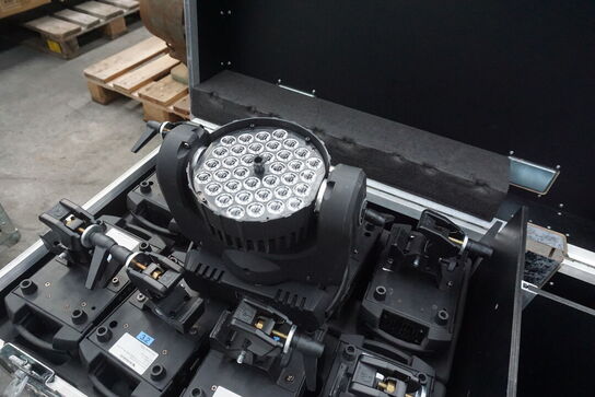 8 stk. Venturelite Alina + 1 stk. spare inkl. flightcase