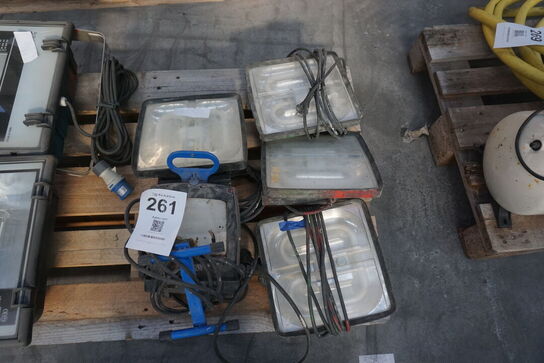 5 stk. Arbejdslamper 