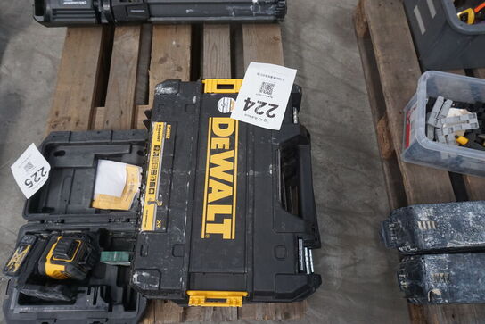 3 stk. tomme arbejdskasser DEWALT 