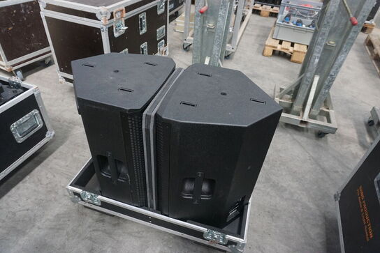 2 stk. LD Systems Stinger 12 G3 højttalere inkl. flightcase