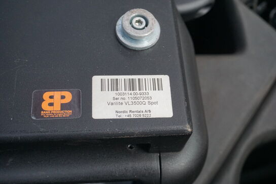 1 stk. Varilite VL3500Q inkl. flightcase