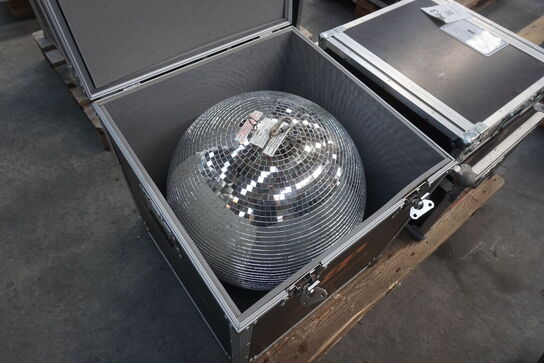 50cm spejlkugle inkl. flightcase