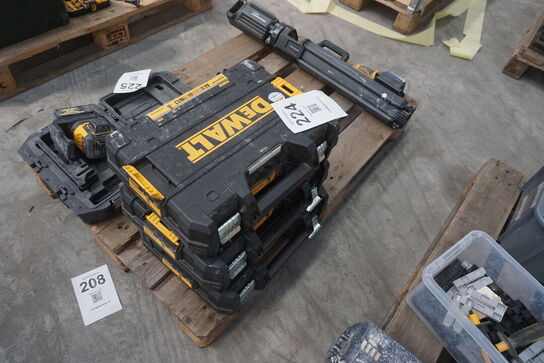 3 stk. tomme arbejdskasser DEWALT 