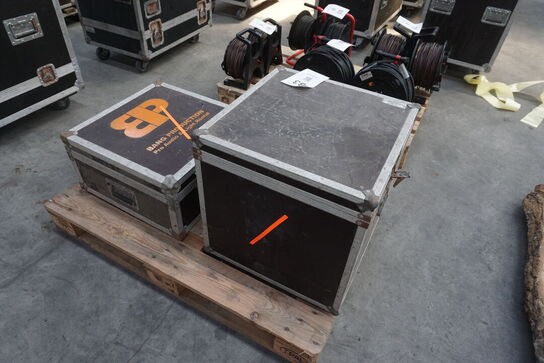 2 stk. tomme flightcases
