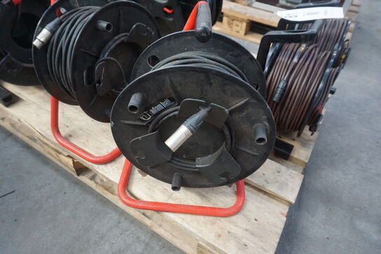 2 stk. 50m XLR tromler