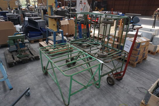 3 stk. Transportvogne 