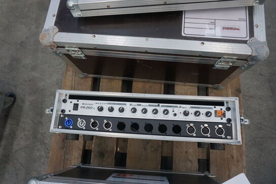 EM-260 rack mixer inkl. 2U flightcase