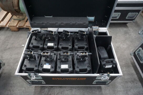 8 stk. Venturelite Alina + 1 stk. spare inkl. flightcase