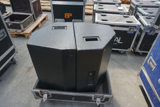 2 stk. Martin Audio LE-400 inkl. flightcase