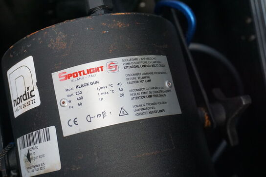 2 stk. UV gun inkl. flightcase