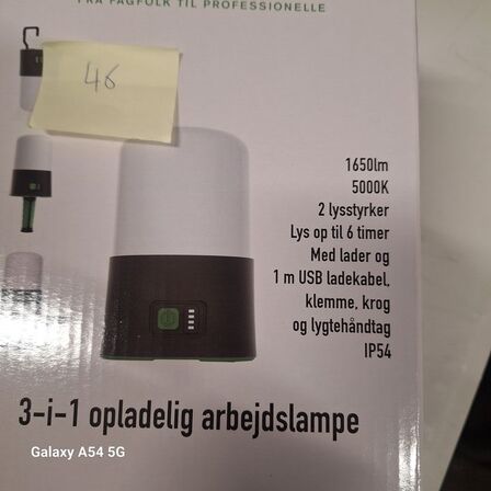 4 stk. arbejdslamper