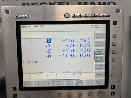 MACHINING CENTER VMC DMG DMC 635 V - 4 axis