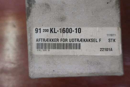 Aftrækker for udtrækaksel