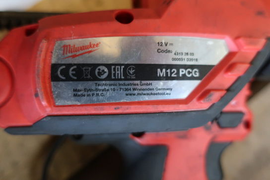 Fugepistol MILWAUKEE M12 PCG