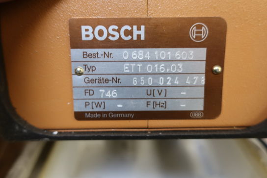 Tester BOSCH ETT 016.03